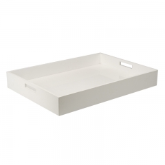 Painting white wooden tray with dividers Wholesale