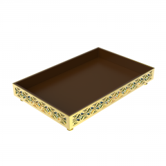Luxury Wooden Serving Tray Wholesale With Crystals
